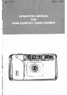 Minox AF-mini manual. Camera Instructions.